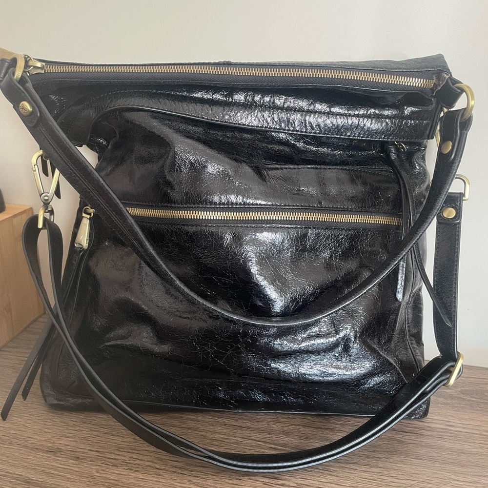 Beautiful black HOBO crossbody or shoulder bag
